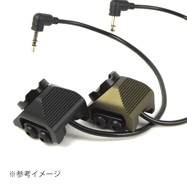 Z&Z UNITYタイプ 20mm(ピカティニー)レール Hot Button エイミングデバイス用ボタン φ3.5mm端子 ブラック
