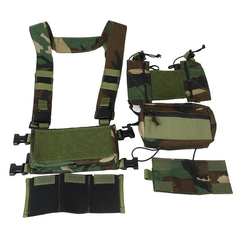 TMC Modular Chest Rig [モジュラー チェストリグ] セットA ウッド