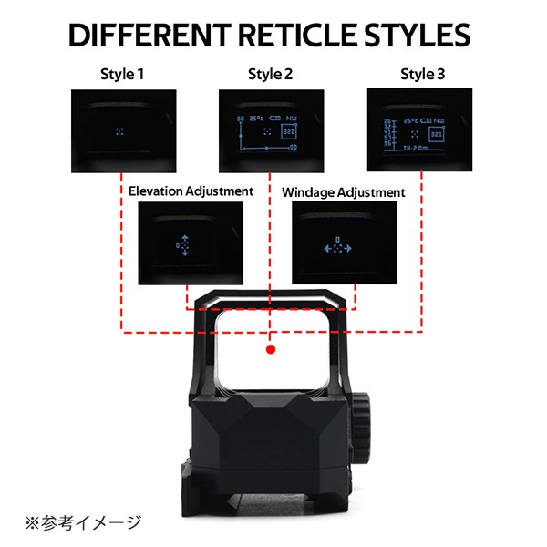 Holy Warrior マルチレティクル デジタルサイト デザートカラー