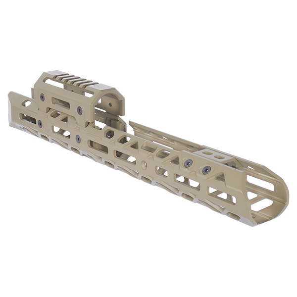 5KU KPYK CRC 1U004A タイプ AK M-LOK ロング ハンドガード GHK GBB AKM用 デザートカラー