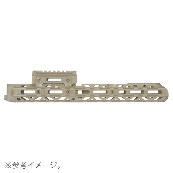 5KU KPYK CRC 1U004A タイプ AK M-LOK ロング ハンドガード GHK GBB AKM用 デザートカラー