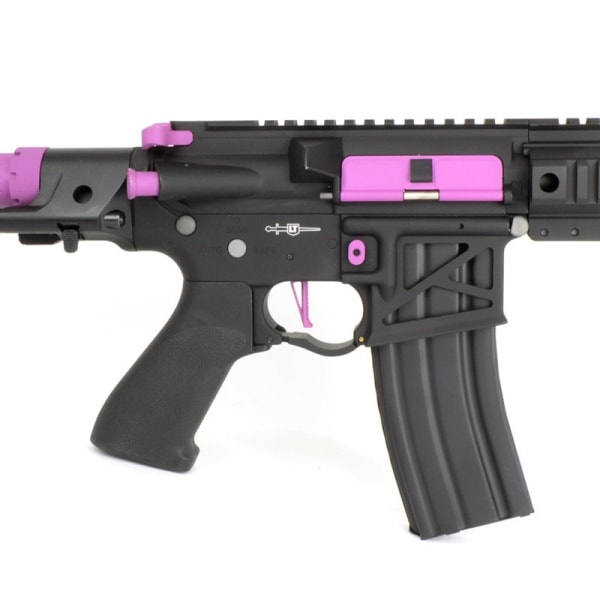 Lancer Tactical LT-34 バトルホーク 7 PDR スケルトン 電動ガン ブラック&パープル