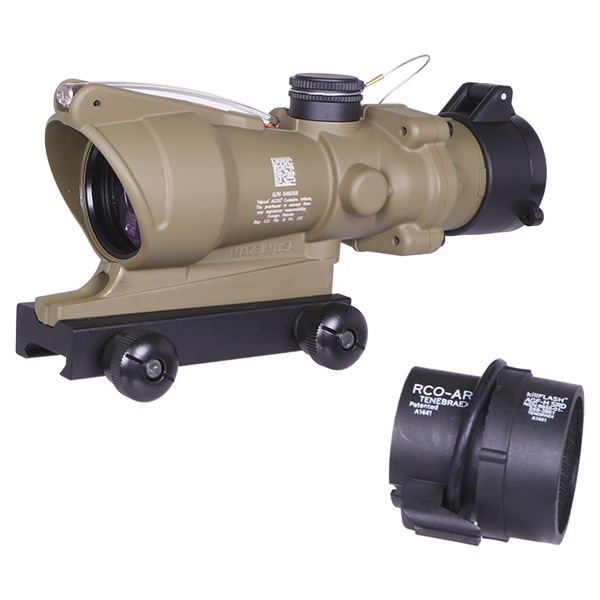 ARROW OPTICS ACOG TA31タイプ 4倍スコープ (集光式 レティクル) デザートカラー