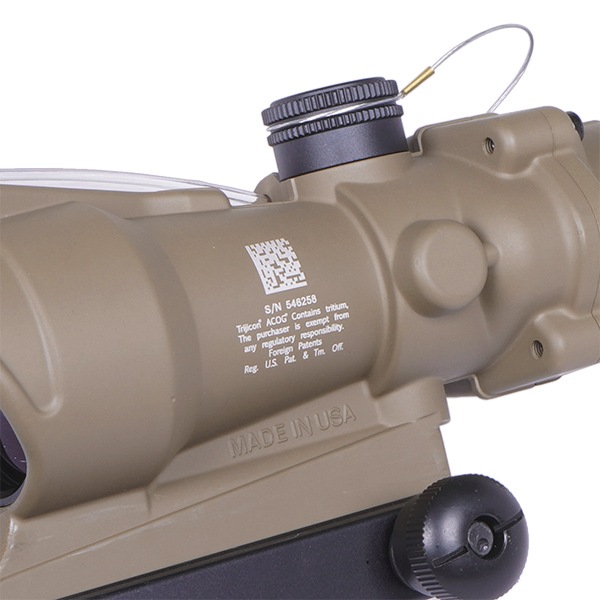 ARROW OPTICS ACOG TA31タイプ 4倍スコープ (集光式 レティクル) デザートカラー