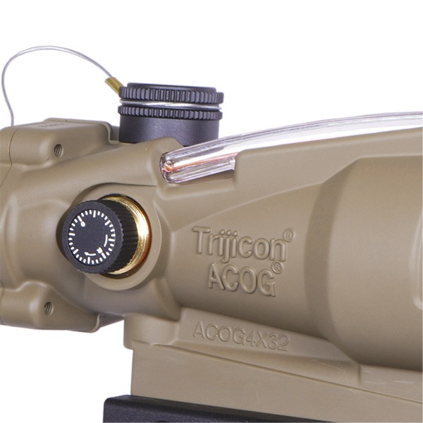ARROW OPTICS ACOG TA31タイプ 4倍スコープ (集光式 レティクル) デザートカラー