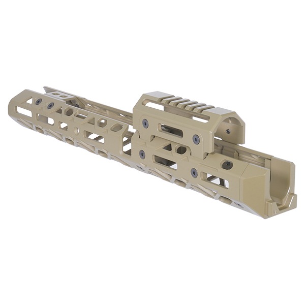 5KU KPYK CRC 1U004A タイプ AK M-LOK ロング ハンドガード 東京マルイ AKM GBB用 デザートカラー