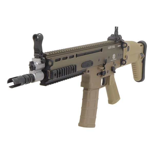 Guns Modify × CYBERGUN FN SCAR-L MK2 ガスブローバック ( MWS System ) JP ver. (FN HERSTAL Licensed) デザートカラー