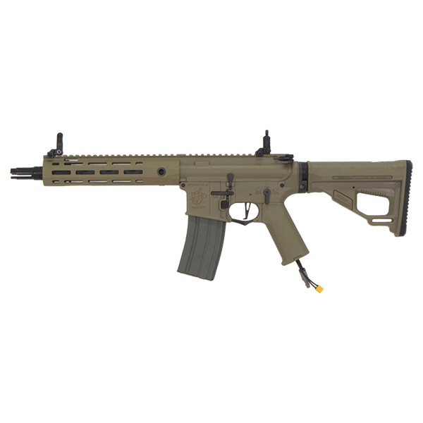 ARES X EMG Helios KAC SR16E3 CQB MOD2 M-LOK HPAライフル (Knight's Licensed) デザートカラー
