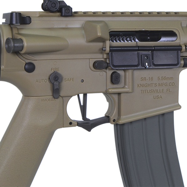 ARES X EMG Helios KAC SR16E3 CQB MOD2 M-LOK HPAライフル (Knight's Licensed) デザートカラー