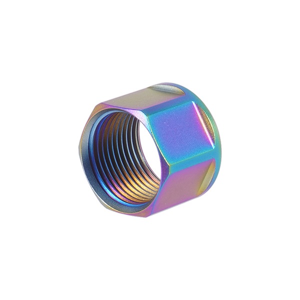 5KU Hexagon Thread Protector 14mm逆ネジ レインボー