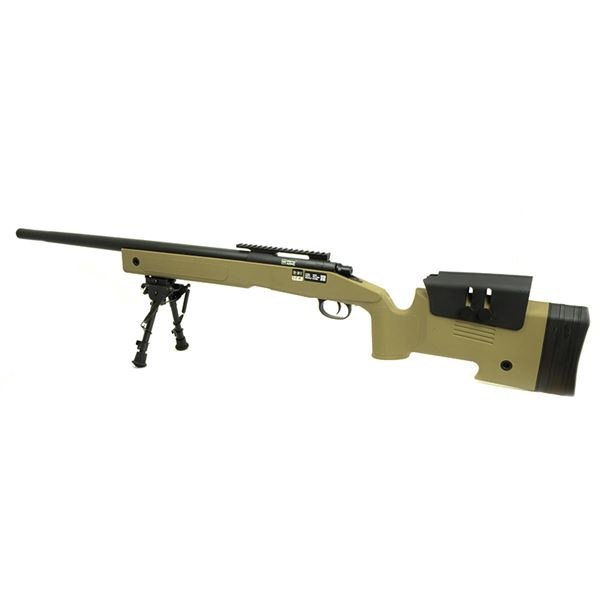 Specna Arms SA-S02 M40A3タイプ スナイパーライフル スコープ&バイポッドセット タンカラー