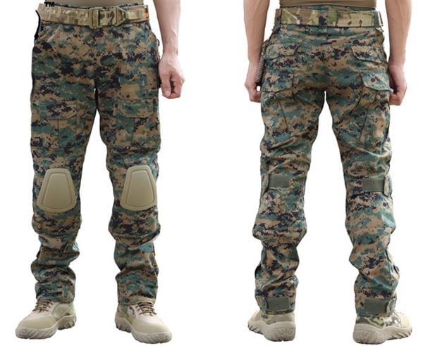 CRYE AC タイプ ニーパッド 内蔵 コンバット パンツ ピクセルグリーン
