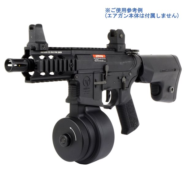ARES 電動M4用 1,150連 ドラムマガジン(手動給弾式) ブラック
