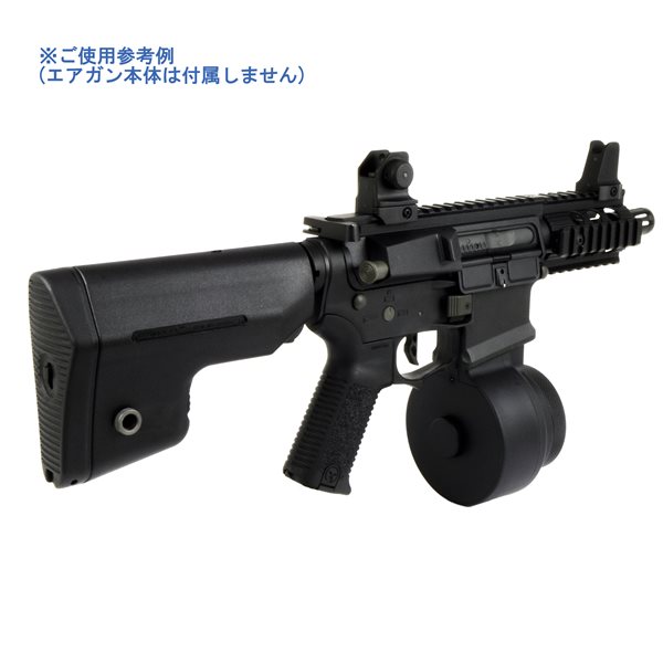 ARES 電動M4用 1,150連 ドラムマガジン(手動給弾式) ブラック