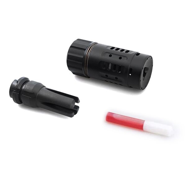 5KU Dead Airタイプ Pyro エンハンスド マズルブレイクセット 14mm逆ネジ ブラック