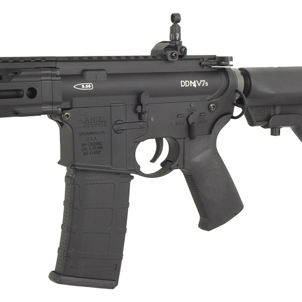 E&C 645E DDM4V7 SLW 14インチ 電子トリガー搭載 電動ガン ブラック