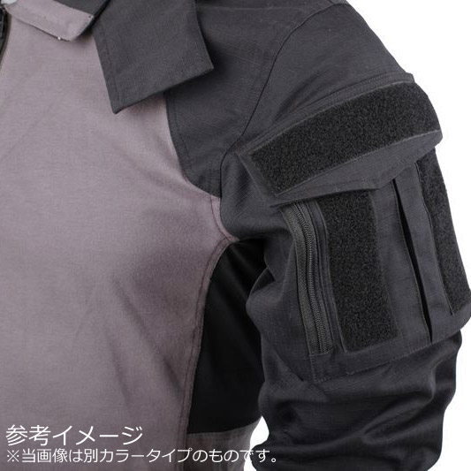 TMC TRN SP2 コンバット シャツ フード付き ブラックボディｘグレー