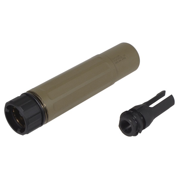 SIVERS SV-M201 未使用品 DCI Guns ちくわ軽量サイレンサー 外径40mm 全長140mm 14mm逆