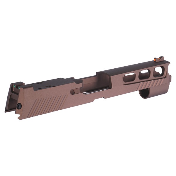 U-SHOT PH+ CNC アルミニウム 4.7インチ コンペティション スライド SIG AIR / VFC P320 シリーズ用 デザートカラー