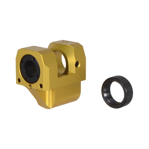 RGW KI VELOCITY PRO タイプ コンペンセイター 14mm逆ネジ チタニウムゴールド