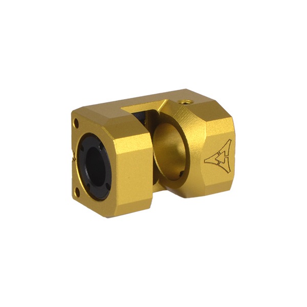 RGW KI VELOCITY PRO タイプ コンペンセイター 14mm逆ネジ チタニウムゴールド