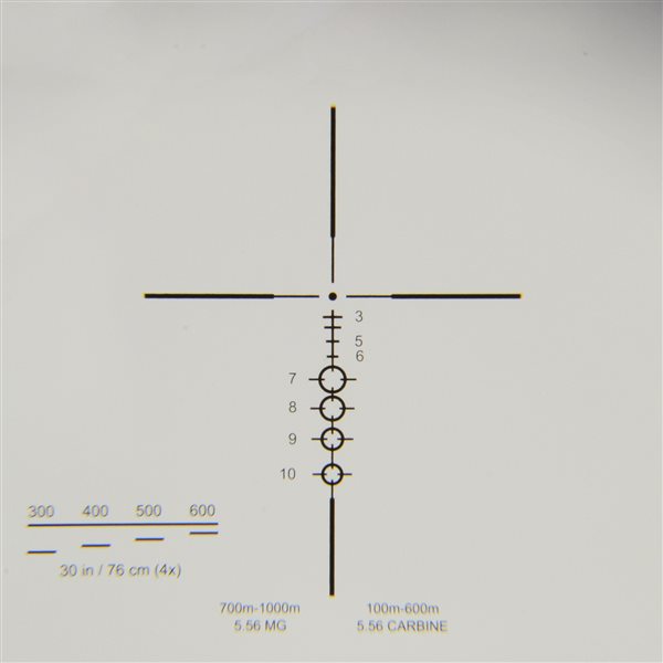 ELCAN Specter DR タイプ 4x 固定倍率 スコープ FDE DXバージョン-光学