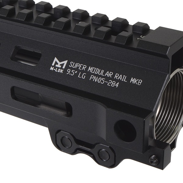 5KU GEISSELE SMR MK8 タイプ 9.5インチ M-LOK ハンドガード 電動＆GBB用 ブラック