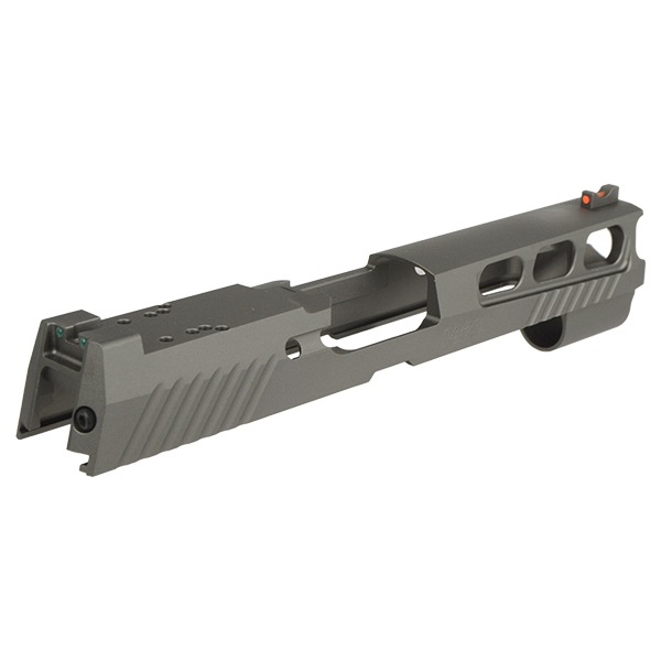 U-SHOT PH+ CNC アルミニウム 4.7インチ コンペティション スライド SIG AIR / VFC P320 シリーズ用 グレー