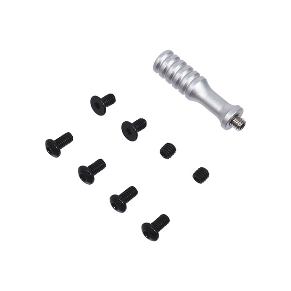 5KU CNC アルミニウム EX-01 スライド ＆ ミッドシャーシ セット マルイ ハイキャパ シリーズ用 シルバー/ゴールド