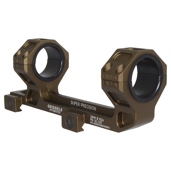 GEISSELE タイプ 25mm/30mm 径 ワンピース スコープマウント ショート