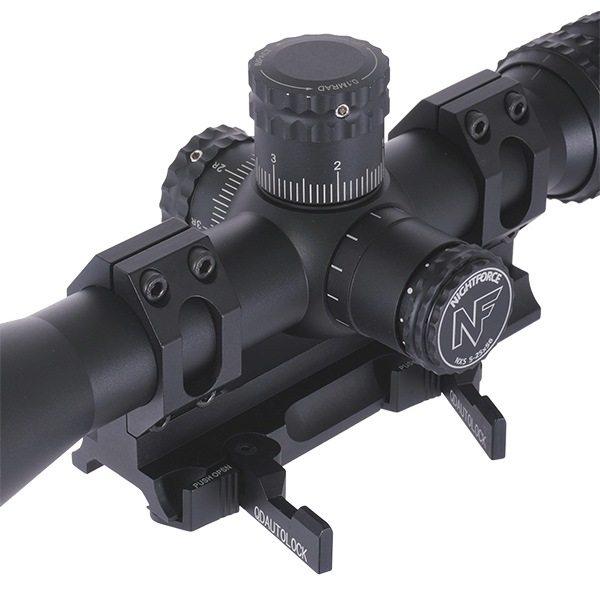 ARROW OPTICS NIGHTFORCE NXS 5-25X56 タイプ FFP MIL-R F1 ライフルスコープ マウントセット ブラック