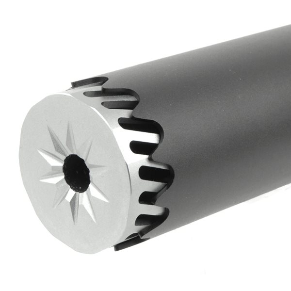 NG2 DEFENCE MAXFLO 3D タイプ ダミーサイレンサー 14mm逆ネジ ブラック