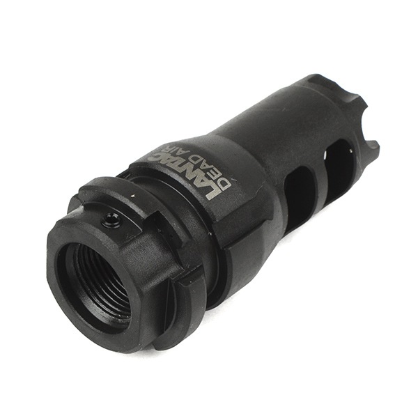 IRON AIRSOFT LANTACタイプ Dragon DeadAir KEYMO Wolfman マズルブレーキ 14mm逆ネジ [2203G]