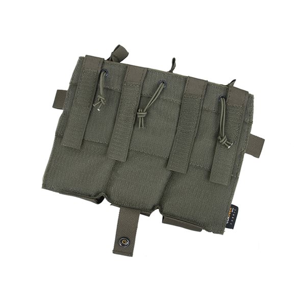 TMC ストレッチ デタッチャブル フラップ トリプル マグポーチ レンジャーグリーン