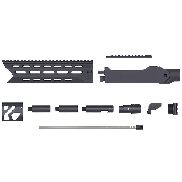 RGW X GBL KC02 タクティカルシャーシキット KJW KC02(10/22) GBB 用 10インチ Cerakote ブラック