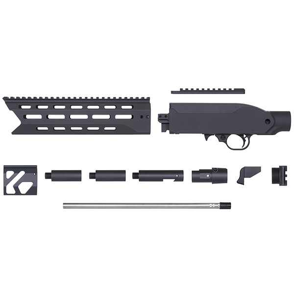 RGW X GBL KC02 タクティカルシャーシ DXビルドキット KJW KC02 GBB 用 10インチ Cerakote ブラック