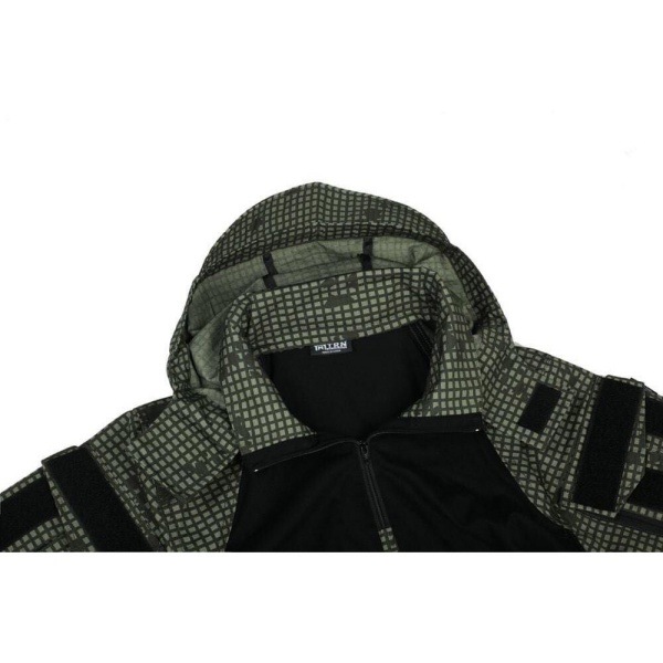 TMC TRN SP2 コンバット シャツ フード付き ブラックボディxナイトカモ