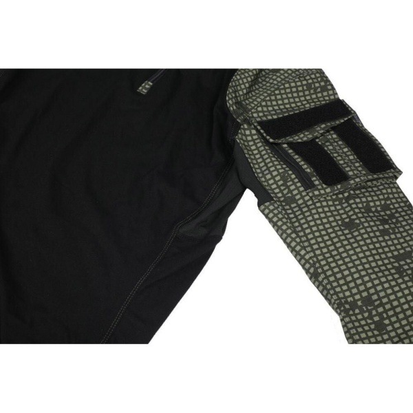 TMC TRN SP2 コンバット シャツ フード付き ブラックボディxナイトカモ