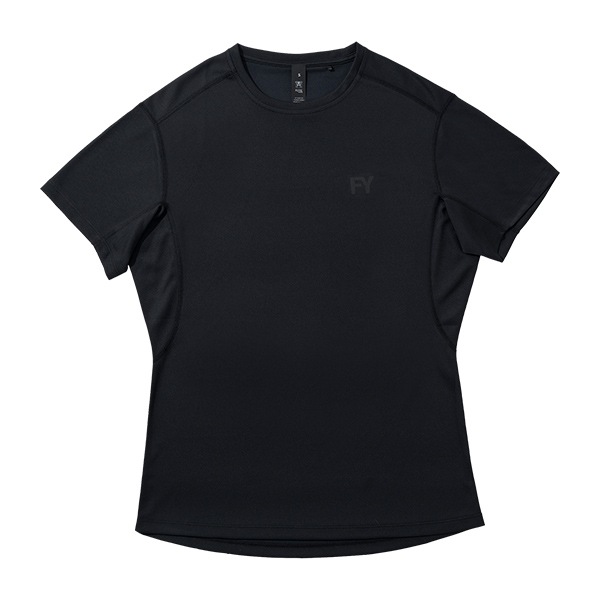 FLYYE HOOO SPT QUICK-DRY TRAINING COMBAT Tシャツ ラウンドネック/半袖 ブラック
