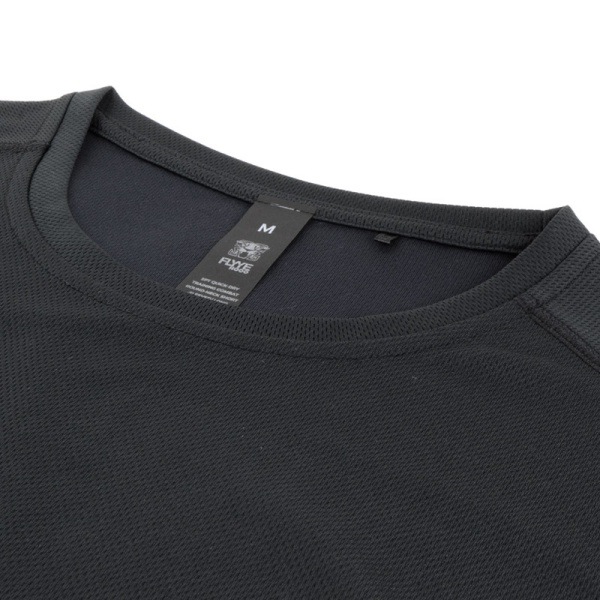 FLYYE HOOO SPT QUICK-DRY TRAINING COMBAT Tシャツ ラウンドネック/半袖 ブラック
