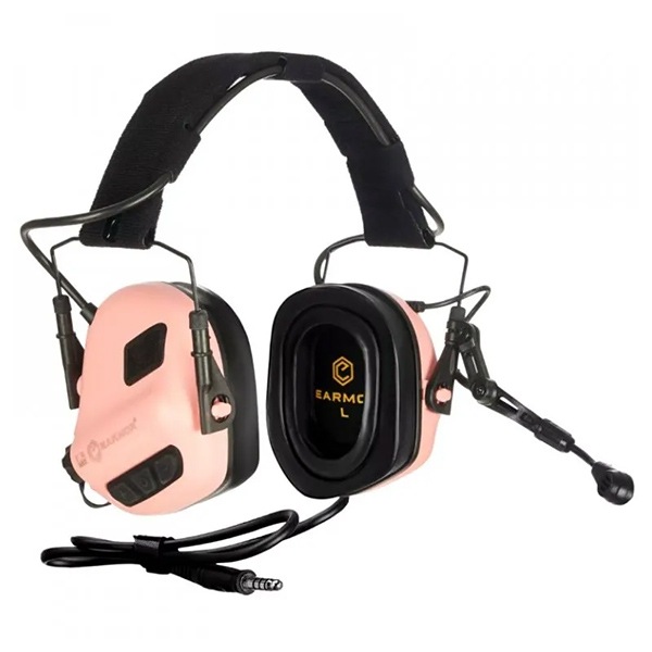 OPSMEN EARMOR M32 PLUS Tactical Headset 無線通信用電子イヤーマフ ローズピンク