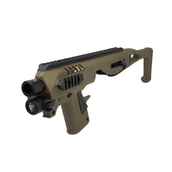 CAA タイプ Micro RONI コンバージョンキット Gen4 ライト付き for グロック デザートカラー