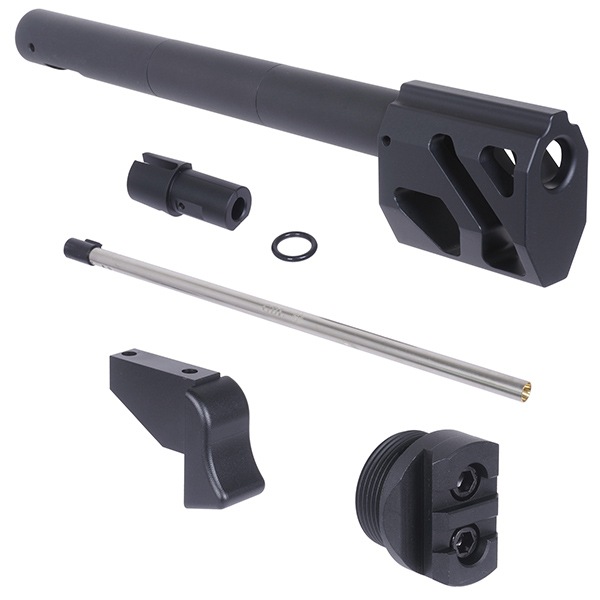 RGW X GBL KC02 タクティカルシャーシキット KJW KC02(10/22) GBB 用 10インチ Cerakote グレー