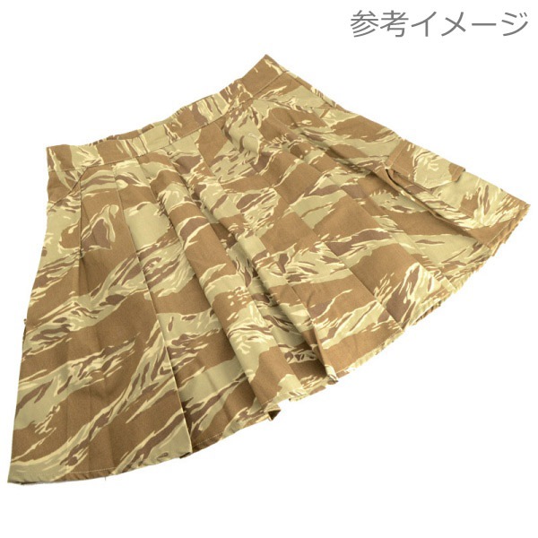 TANGO 迷彩パターン プリーツスカート ミニスカート タイガーストライプ