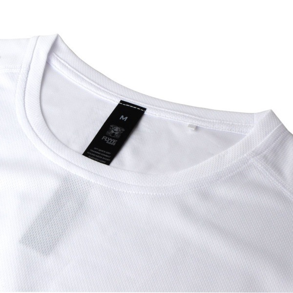FLYYE HOOO SPT QUICK-DRY TRAINING COMBAT Tシャツ ラウンドネック/長袖 ホワイト