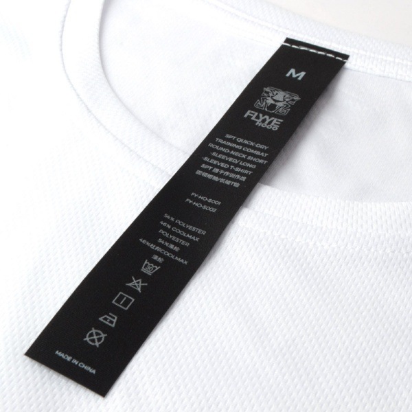 FLYYE HOOO SPT QUICK-DRY TRAINING COMBAT Tシャツ ラウンドネック/長袖 ホワイト