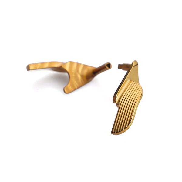 5KU ステンレススチール エクストラワイド アンビ サムセフティ 東京マルイ ハイキャパ用 ゴールド