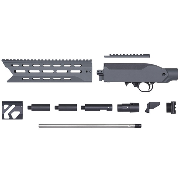 RGW X GBL KC02 タクティカルシャーシ DXビルドキット KJW KC02 GBB 用 10インチ Cerakote グレー