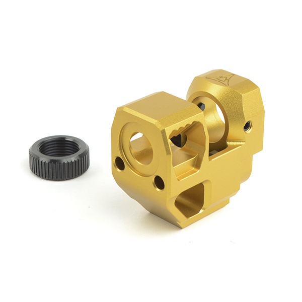 RGW KI VELOCITYタイプ コンペンセイター 14mm逆ネジ チタニウム