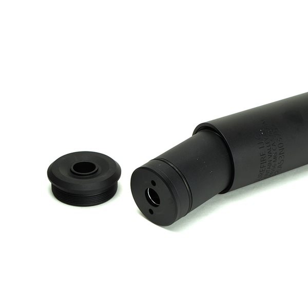 KINWA x 5KU トレーサー内蔵 SF SOCOM556-MG タイプ サプレッサー & ハイダー (14mm逆ネジ) ブラック